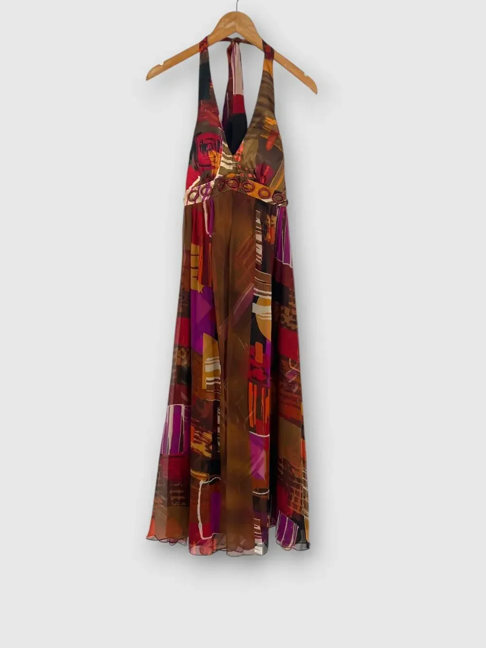 robbie bee halter dress Robbie Bee Women's Sleeveless Keyhole Halter Dress - Nvy